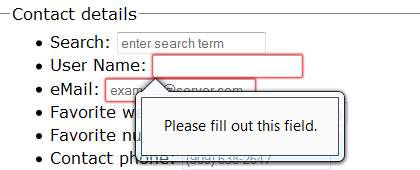 Firefox recognizes required attribute